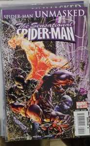 SENSATIONAL SPIDER-MAN   # 30 2006  Marvel disney   unmasked iron spider