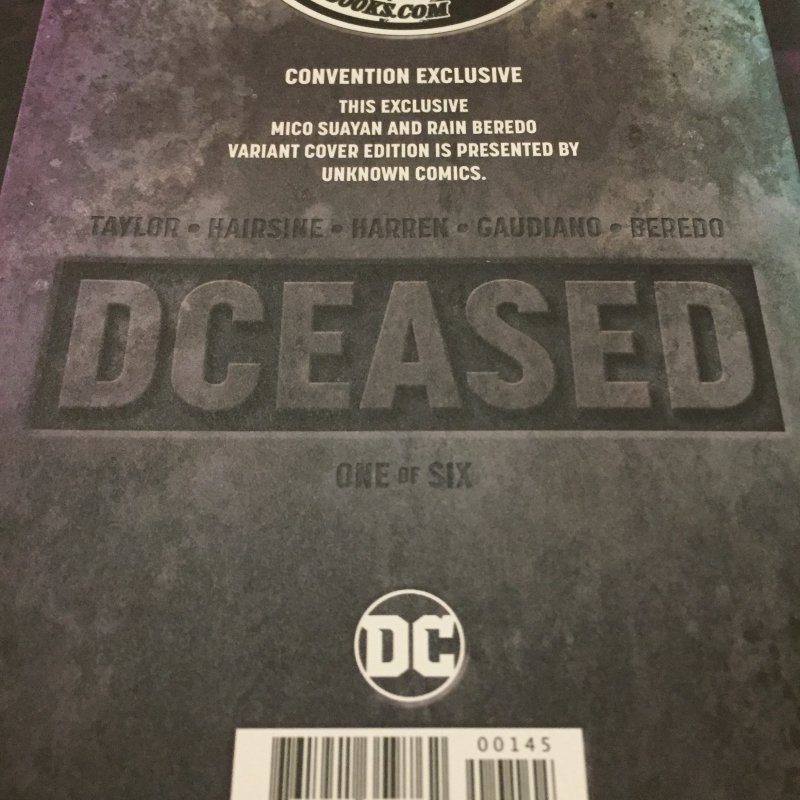 DCeased #1 Unknown Comics Mico Suayan Cover (2019)
