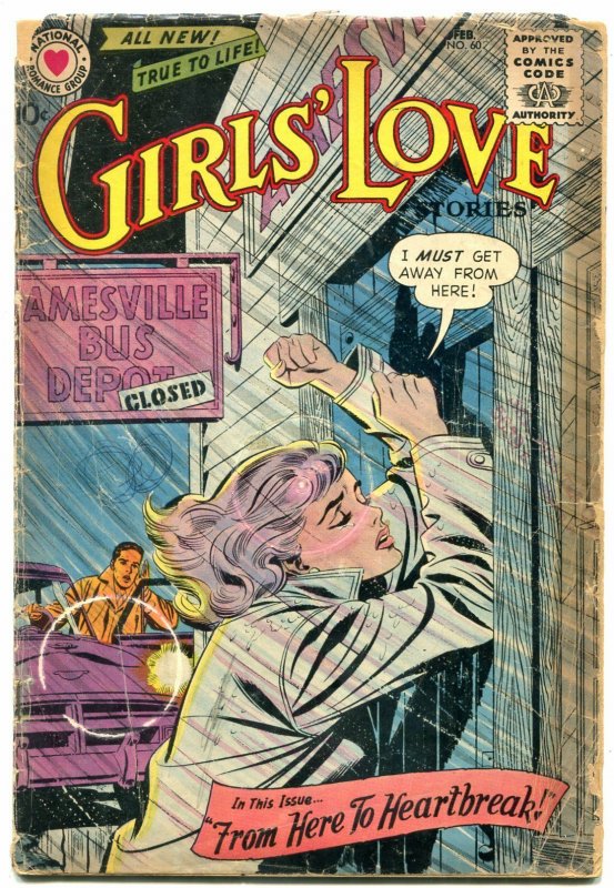 Girls' Love Stories #60 1959 DC-DC Romance Heartbreak G