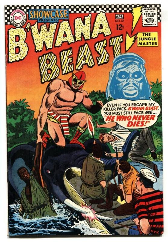 SHOWCASE #67 1967-DC-B'wana Beast VF