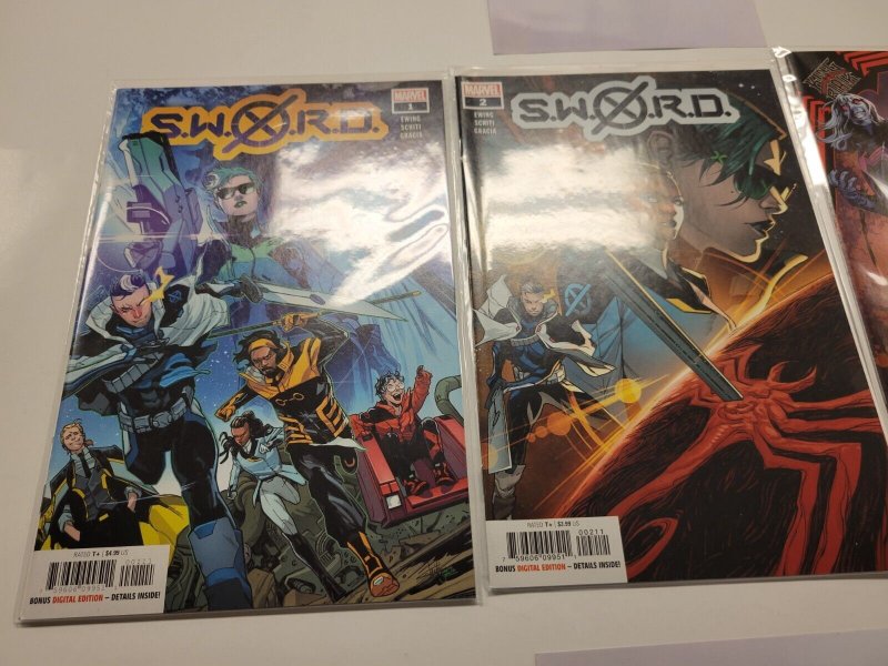 3 Marvel Books X-SWORD #1 2 4 3 SM4