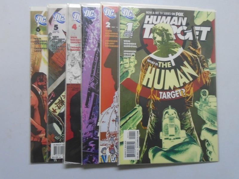 Human Target (2010 3rd Series) #1-6 Set - 8.0 VF - 2010