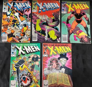 Uncanny X-Men #175, 176, 177, 178, 179 five issue lot