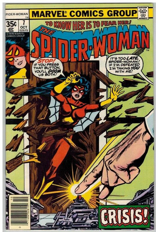 SPIDERWOMAN 7 VF-NM Oct. 1978 COMICS BOOK