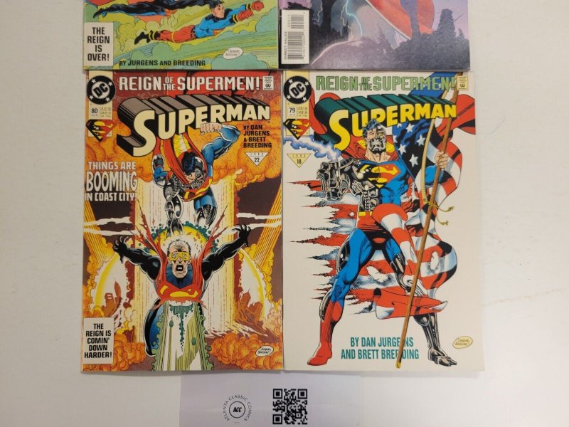 4 Superman DC Comic Books #0 79 80 82 52 TJ25