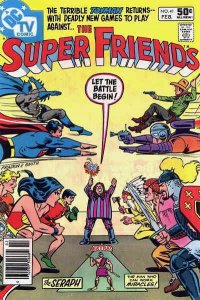 Super Friends #41 (Newsstand) FN ; DC | All Ages Toyman Seraph