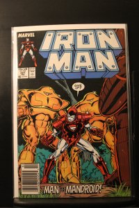 Iron Man #227 Newsstand Edition (1988)