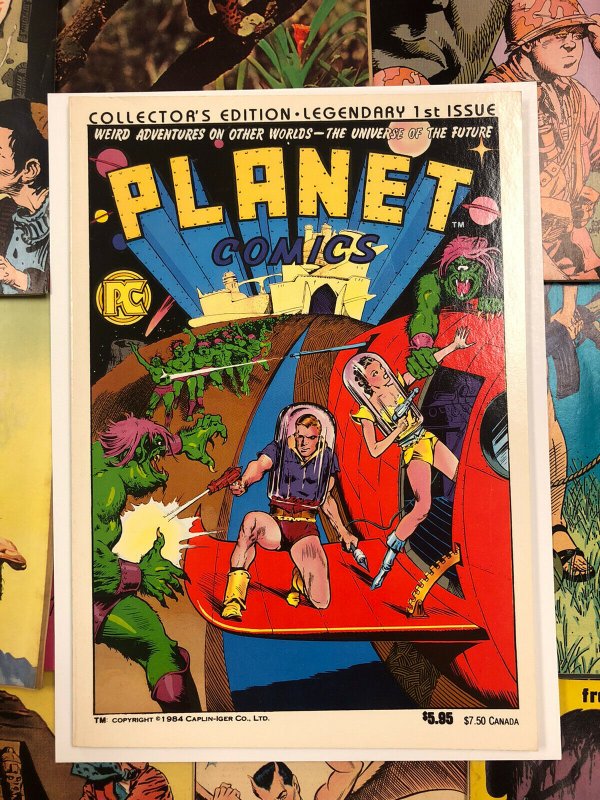 Planet Comics Collectors Edition LEGENDARY 1st ISSUE VF+ 8.5 ray funk 1984 scifi