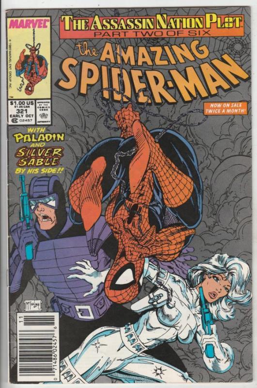 Amazing Spider-Man #321 (Oct-89) FN/VF Mid-High-Grade Spider-Man