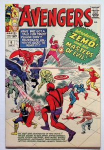 The Avengers #6 (1964) First Appearance: Masters of Evil NM see description