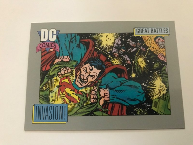 INVASION! #155 card : 1992 DC Universe Series 1, NM/M, Impel, Great Battles