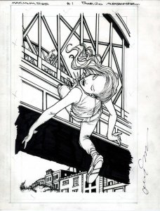 James Patterson Max Ride:First Flight #1 Pg20 Alex Sanchez Original Art-MARVEL