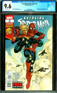 Avenging Spider-Man #9 CGC Graded 9.6 1st Carol Danvers as Captain Marvel