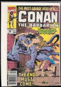 Conan the Barbarian #240 Newsstand Edition (1990) Conan