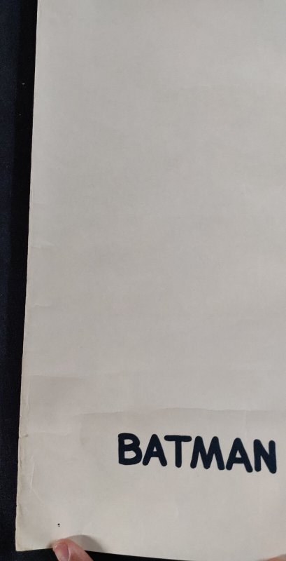 Vintage 1966 Batman The Caped Crusader Pop Art 27 x 41 Poster