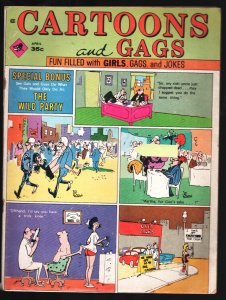 Cartoons & Gags 4/1970-Pussycat comic strip-Larry Leiber-Jim Mooney-jokes-ga