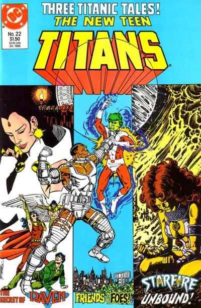 New Teen Titans (1984 series) #22, NM- (Stock photo)