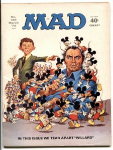 Mad-Magazine #149 1972--Willard parody cover- Borgnine