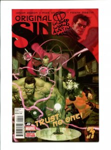 Original Sin #4 - Signed Julian Tedesco / Mike Deodato Jr Art (9.2) 2014