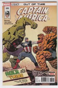 CAPTAIN AMERICA (2017 MARVEL COMICS) #699 NM-
