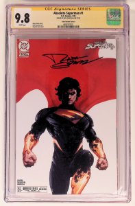 Absolute Superman #1 (2025) CGC SS 9.8 Crain Variant Cover A Signed by Sandoval!