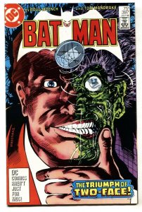 BATMAN #397-TWO-FACE COVER-comic book DC