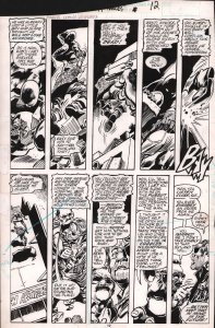 Marvel Comics Presents #31 p.12 - Panther's Quest XIX 'Chances' - Signed - 1989