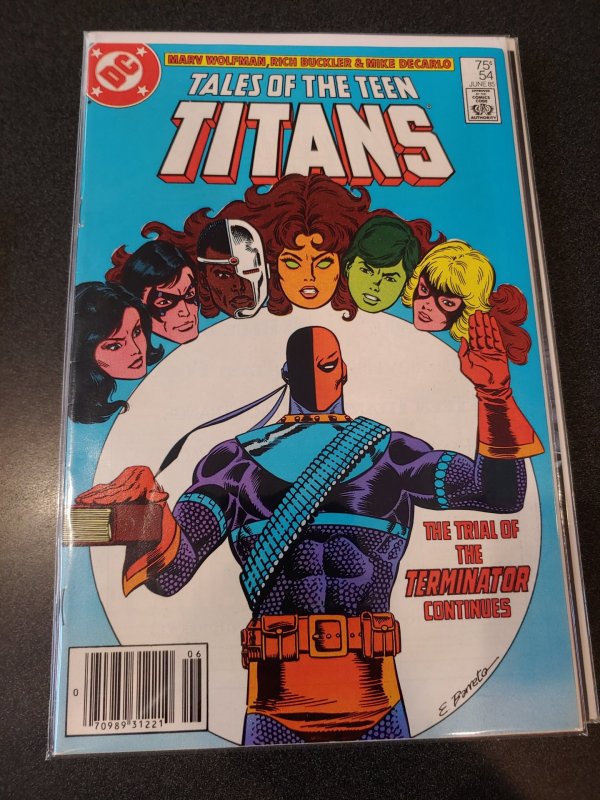 Tales of the Teen Titans #54 DC - Trial of Deathstroke 1984