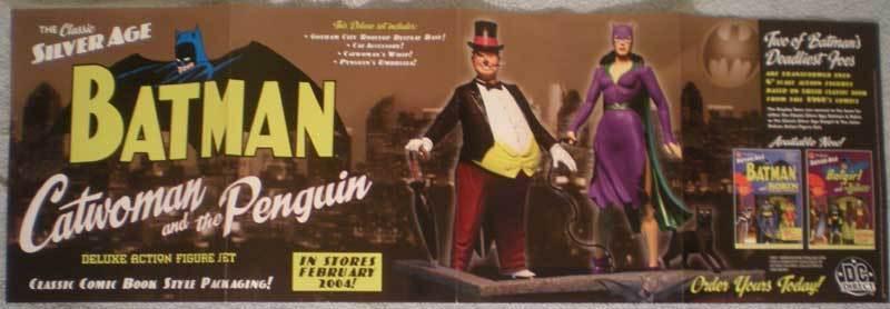 BATMAN CATWOMAN PENGUIN AF Promo poster, 2004, Unused, more in our store