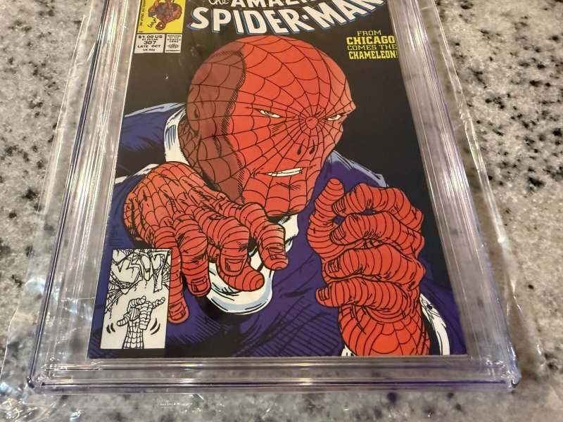 Amazing Spider-Man # 307 CGC 9.8 Marvel Comic Book 1988 McFarlane Chameleon JH29