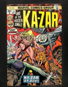 Ka-Zar (1974) #5