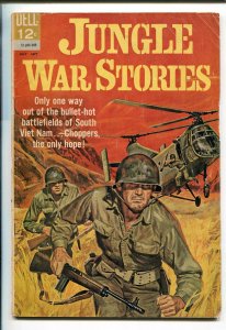 JUNGLE WAR STORIES #4 1963-DELL-VIET NAM WAR ACTION-vg 