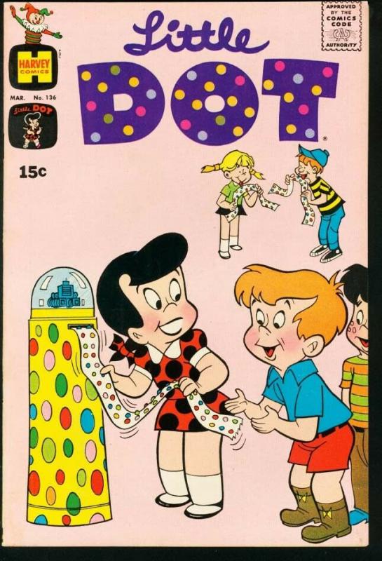 LITTLE DOT #136 1971-HARVEY COMICS-RICHIE RICH -- LOTTA VF