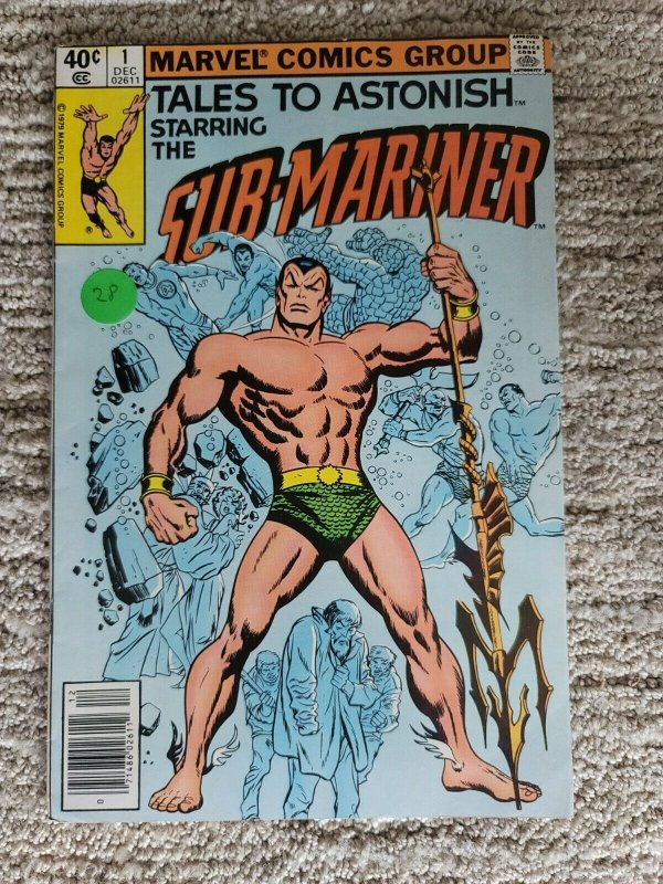 TALES TO ASTONISH #1 Sub-Mariner - Marvel Comic Book - higher grade