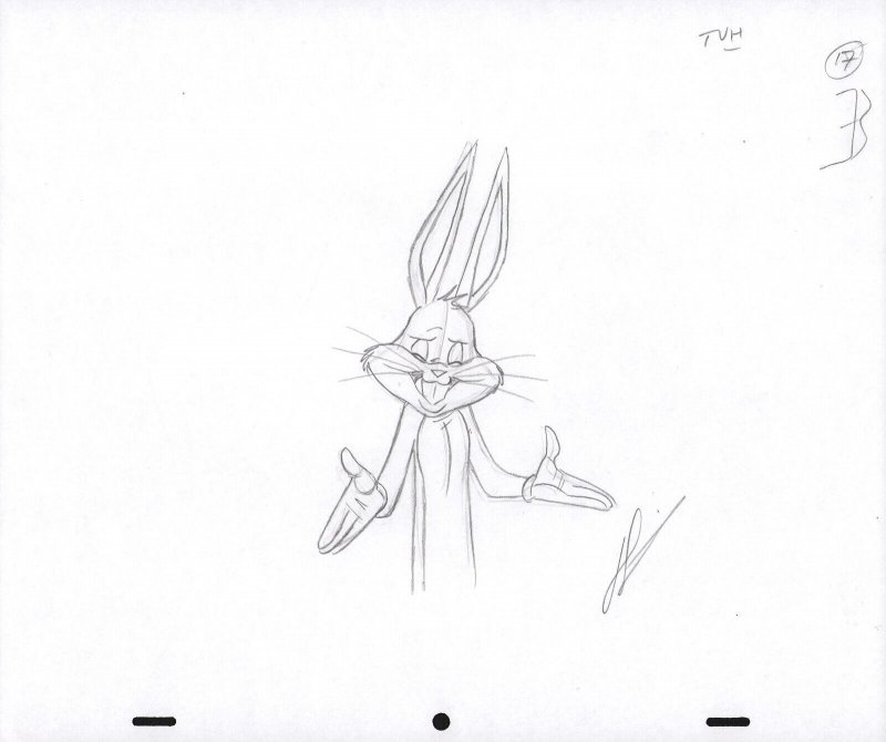 Bugs Bunny Animation Pencil Art - 17 - Sarcastic