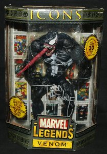 Marvel Legends Icons: Venom Figure - 2006 Signed by Todd McFarlane 