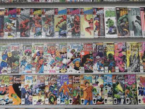 Huge Lot 180+ Comics W/ X-Men, Daredevil, Hulk, FF+ Avg VF Condition!
