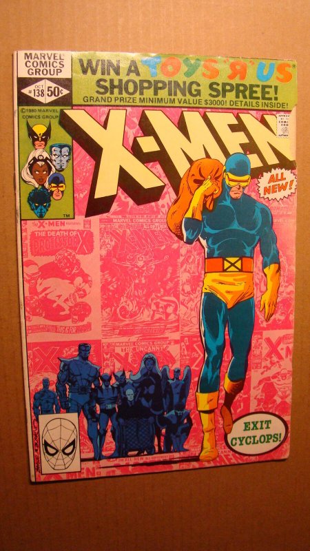 X-MEN 138 *SOLID COPY* VS MAGNETO CYCLOPS LEAVES JOHN BYRNE ART 