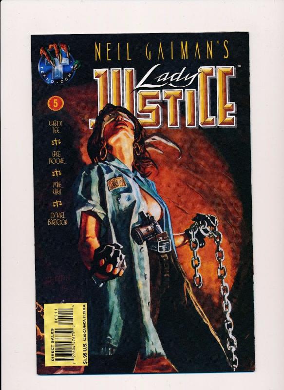 Neil Gaiman's LADY JUSTICE  #4,5 - Tekno Comics ~VF/NM (HX201)