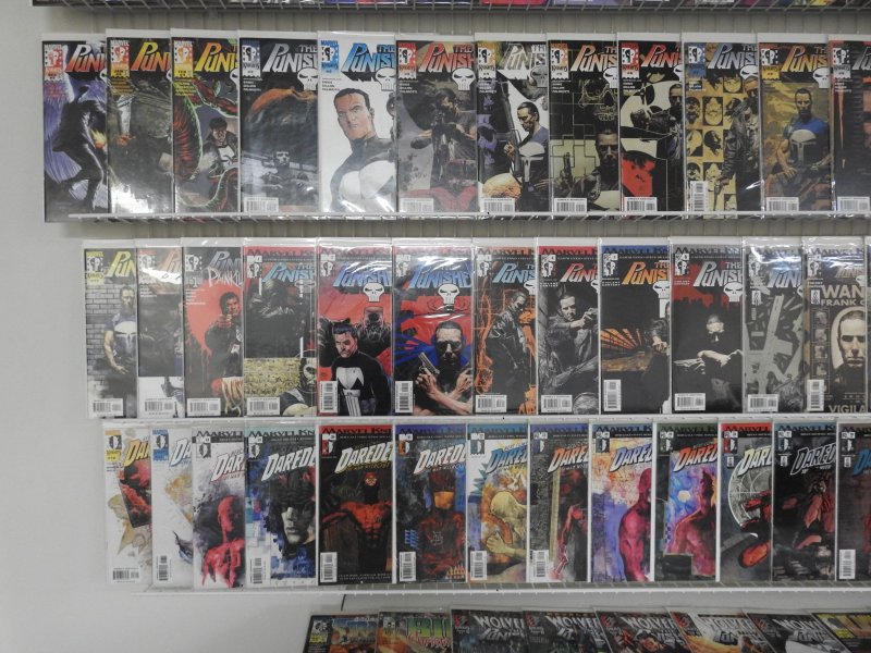 Huge Lot of 150+ Comics W/ Punisher, Daredevil, Black Panther! Avg. VF+ Cond.