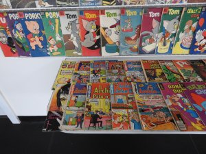 Huge Lot 200+ Silver/Bronze Comics W/ Archie, Tom & Jerry, Richie Rich See Desc.