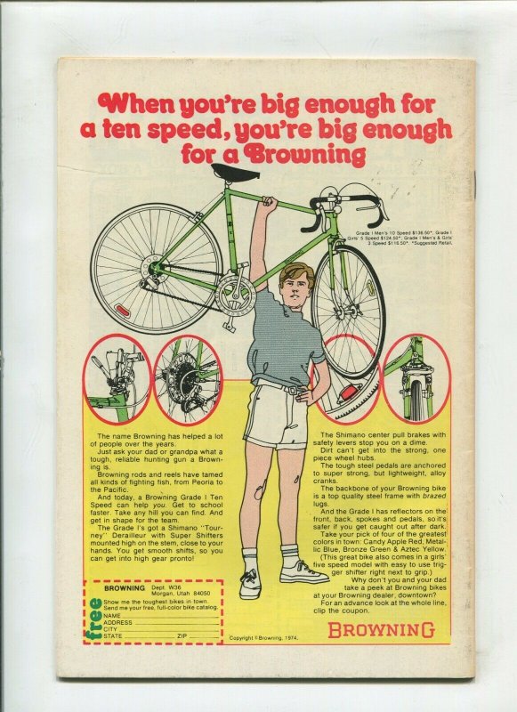 KAMANDI: LAST BOY ON EARTH #22 VOL. 3 (8.0) KIRBY!! 1974