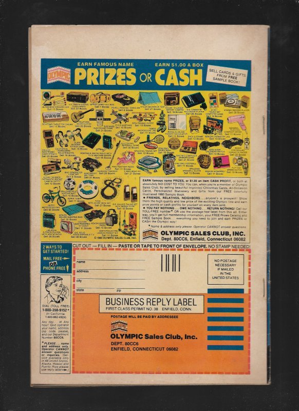 GHOST MANOR #52 - THE GHOST CATCHER! - (5.0) 1980