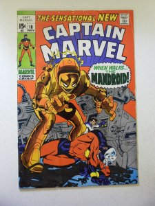 Captain Marvel #18 (1969) VG Condition
