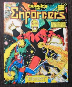 1979 THE ENFORCERS #3 VF 8.0 by Larry Houston Graphics 2000