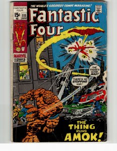 Fantastic Four #111 (1971) Fantastic Four