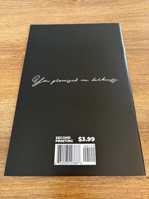 You Promised Me Darkness # 1 NM 2nd Print Variant Behemoth Comic Book 5 J379