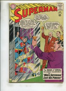 SUPERMAN #160 (4.5) WHEN SUPERMAN LOST HIS POWERS!! 1963