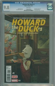 Howard the Duck #1 (2015) CGC 9.8 Beauty!