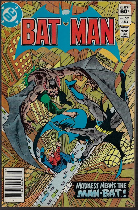 Batman #361 (DC, 1983) FN